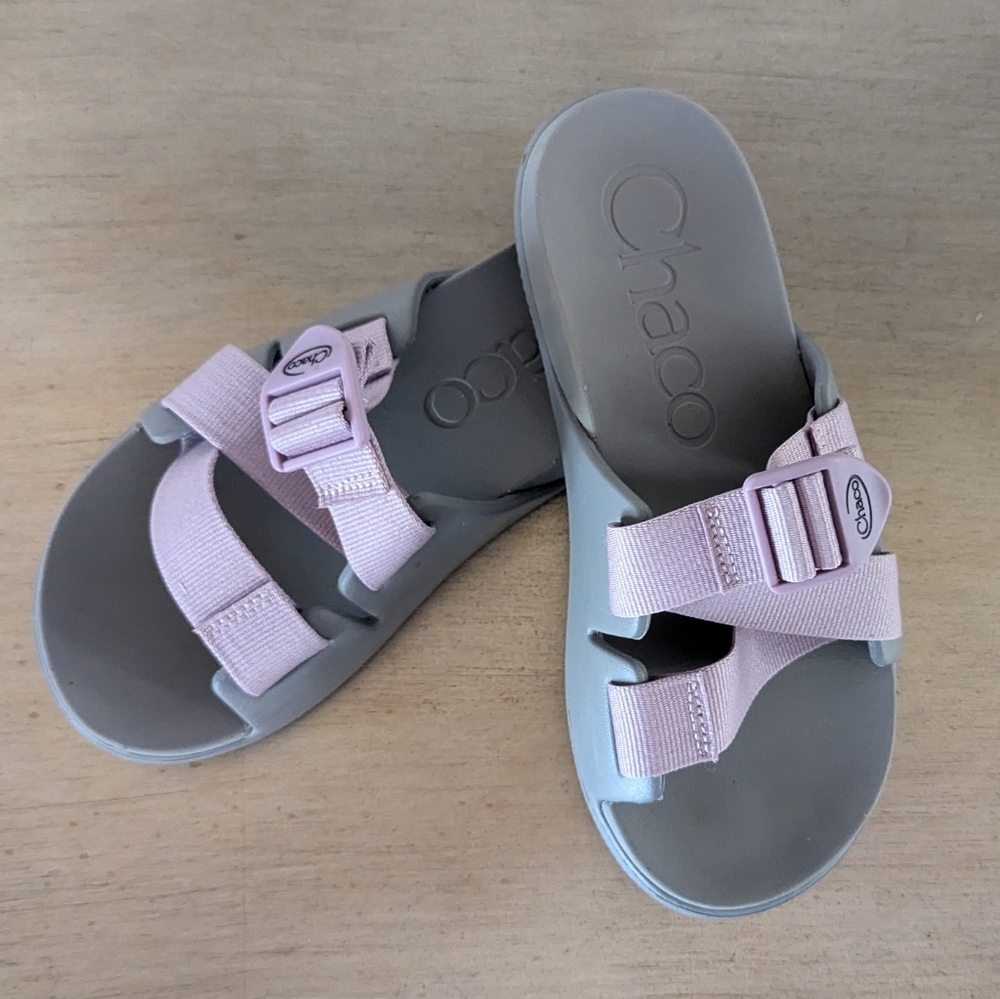 Chaco Chillos Slide Sandals in Light Purple / Lavender – Women's Size 6